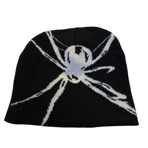 Spider Black Beanie